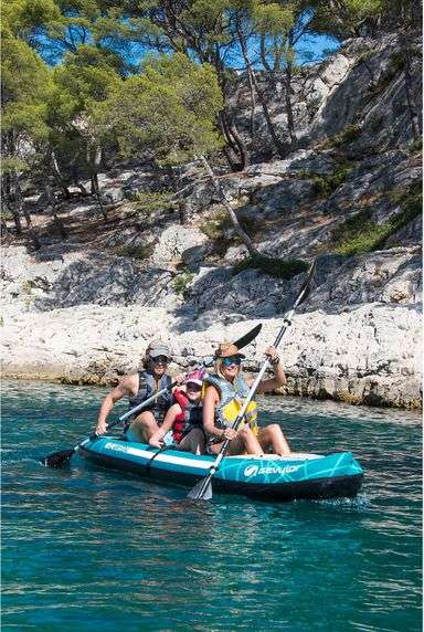 Kayak Sevylor Alameda - 3 personnes | 2 adultes + 1 enfant