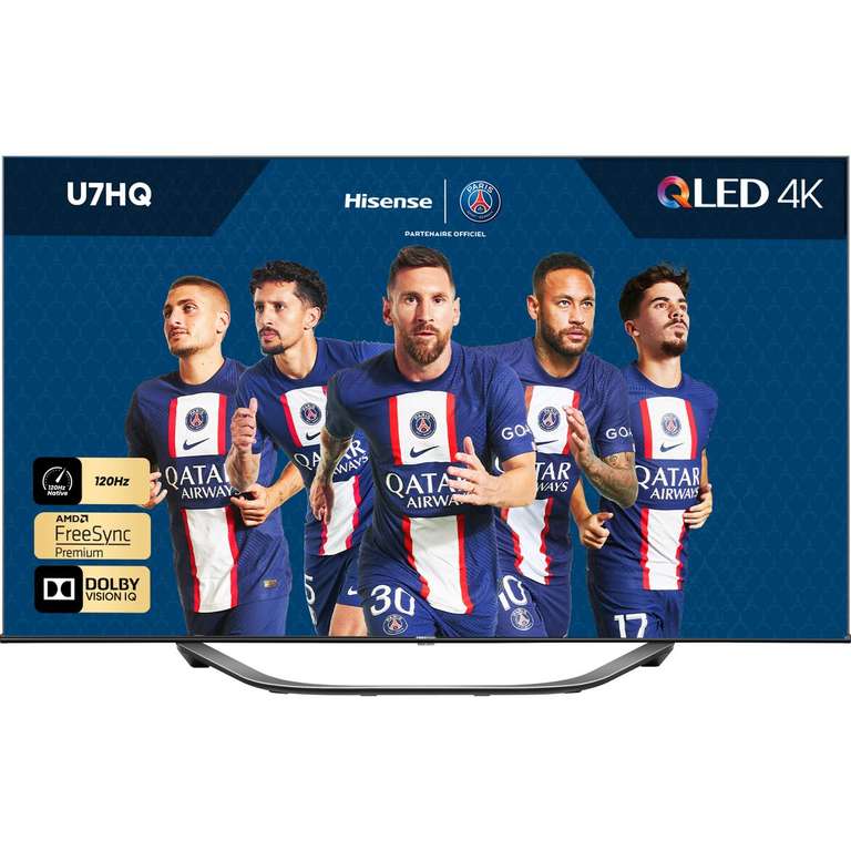 TV 55" Hisense 55U7HQ - QLED, 4K UHD, 120 Hz, HDR, Dolby Vision, HDMI 2.1, VRR & ALLM, FreeSync Premium, Smart TV