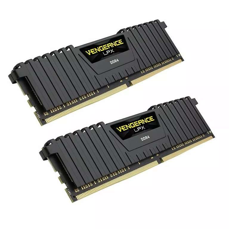 SSD interne M.2 NVMe Gen4 Crucial P5 Plus (1 To, TLC, DRAM, 6600-5000 Mo/s) + Kit Mémoire RAM DDR4 Corsair Vengeance LPX (16 Go, 3200 MHz)