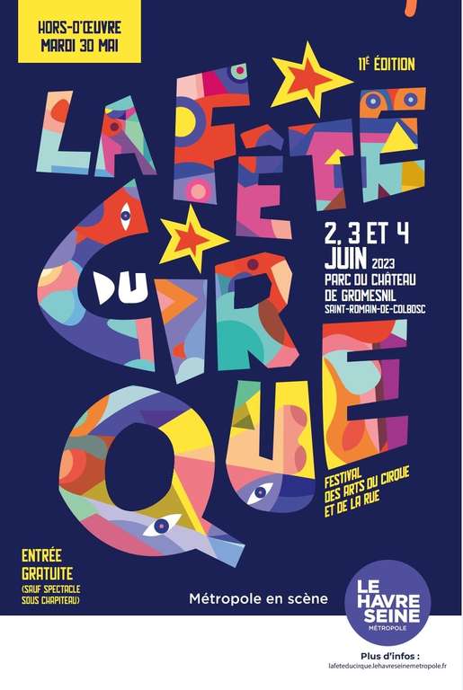 Représentations gratuite pour le festival "La Fête Du Cirque" - Saint-Romain-de-Colbosc (76)