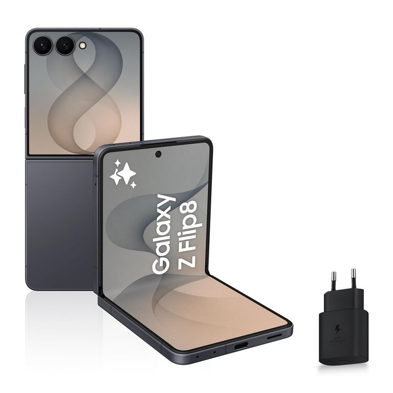 [Prime] Précommande : Smartphone Samsung Galaxy Z Flip8 - 256 Go, Graphite + 6 mois Google AI Pro — promo Tech