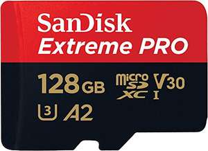 Carte micro SD Sandisk Extreme Pro 128 Go (vendeur tiers)