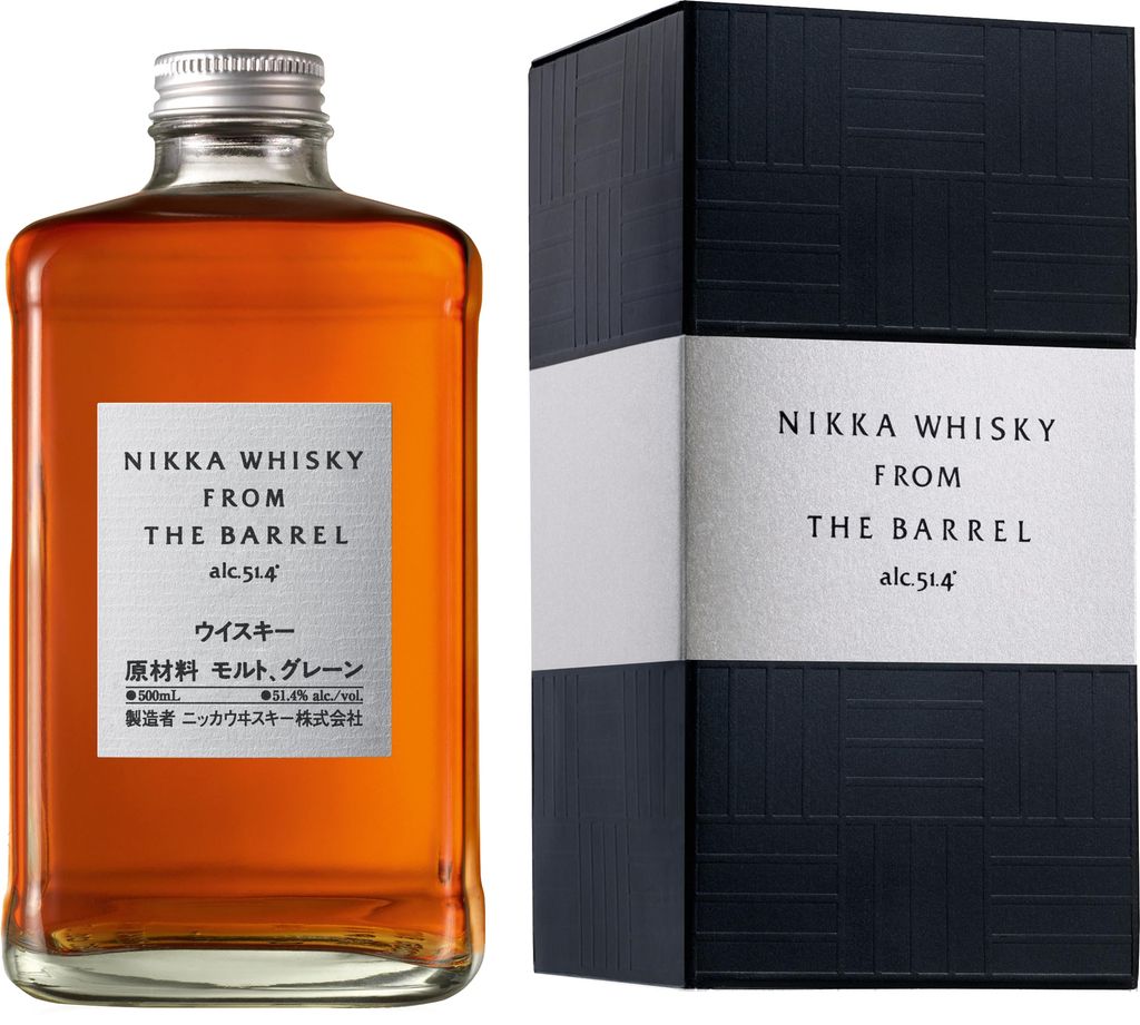Bouteille de 50cl de Blended Whisky Japonais Nikka From The Barrel - avec Étui, 51,4°