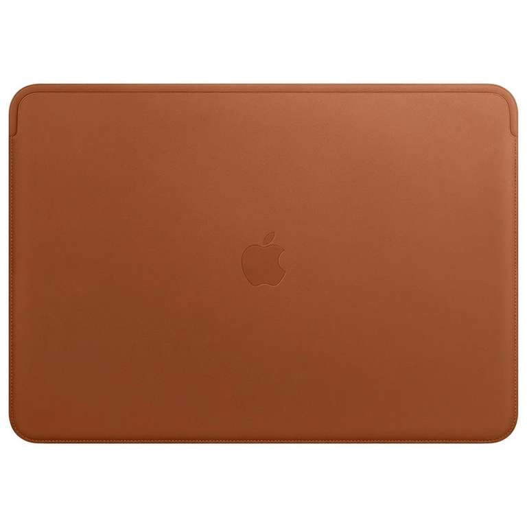 Housse en cuir officielle pour Apple MacBook 15" - Marron, Bleu ou Noir