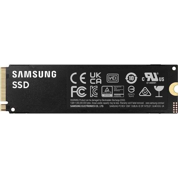 Disque dur Samsung 990 Pro NVMe M.2 Pcie 4.0, SSD Interne, Capacité 2 To,7 450 Mo/s