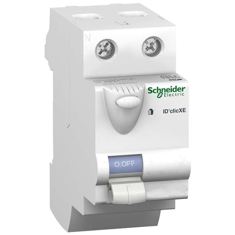 interrupteur différentiel Schneider ID'clic 2P 40A, 30mA (Stock-pro.fr)
