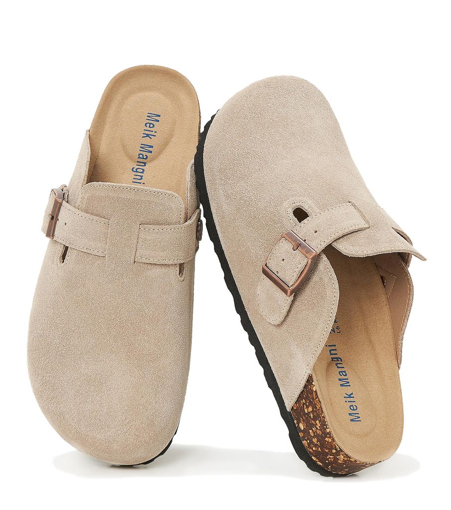 [Prime] Mules Meik Mangni - Cuir & Liège, Tailles du 36 au 44 (Vendeur Tiers)