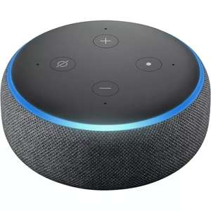 Assistant vocal Amazon Echo Dot 3 Noir + Prise connectée TP-Link Tapo P100