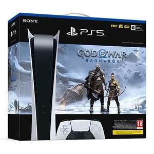 Pack Console Sony PS5 Édition numérique + God of War Ragnarok