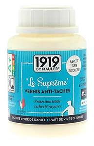 Vernis Le Suprême 1919 de Mauler pour meuble, cuisine & bains - 220ml, Anti-Tache & sans odeur