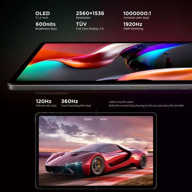 Tablette Tactile 11.2" Lenovo Xiaoxin Pad Pro 2022 - 128Go, 6Go de Ram
