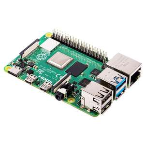 Raspberry Pi 4 modèle B (BCM2711) - Cortex-A72, RAM 4 Go, WiFi 2.4/5.8 GHz, Bluetooth 5.0 (Version 8 Go à 84.99€)