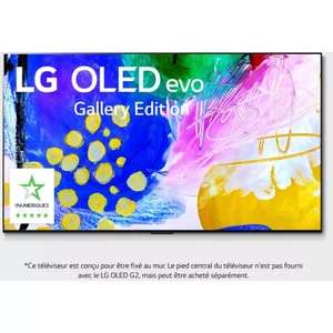 TV 55" LG OLED OLED55G26LA Gallery Edition 2022 - 4K UHD, 100 Hz, 1 ms, Cinema HDR, FreeSync, Smart TV (Reconditionné - état parfait)