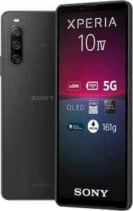 [Clients Sosh Mobile] Smartphone 6.0" Sony Xperia 10 IV 5G - OLED 21:9 FHD+, Snapdragon 695, 128 Go, 6 Go RAM, 5 000 mAh, noir