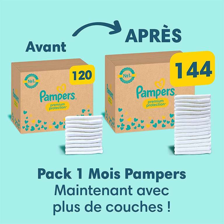Couches Pampers Taille 1 - Promos Soldes Hiver 2024