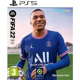 FIFA 22 sur PS5 - jeu FR / boitier DK (42,99€ avec le code RAKUTEN7 +5€ en RP)