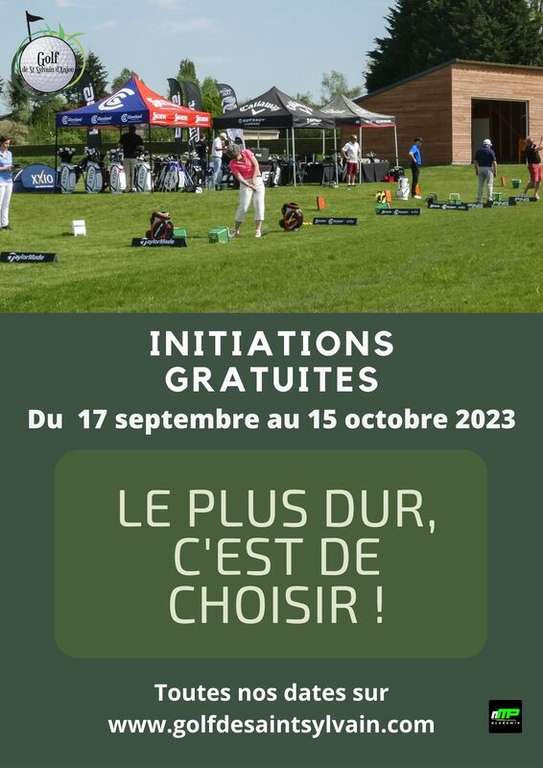 Initiation gratuite au golf pour enfants et adultes - Saint-Sylvain-d'Anjou (49)