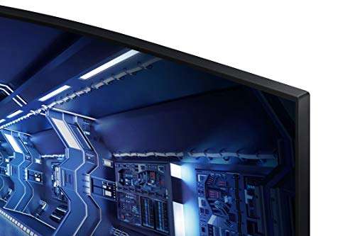 Ecran PC incurvé 34" Samsung Odyssey G5 (C34G55) - 3440x1440p (UWQHD), HDR10, Dalle VA, 165 Hz, 1 ms, FreeSync Premium HDMI