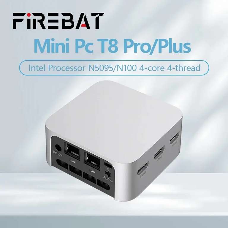 Mini PC FIREBAT T8 Plus - Intel N100, 16 Go de RAM LPDDR5, 512 Go de SSD