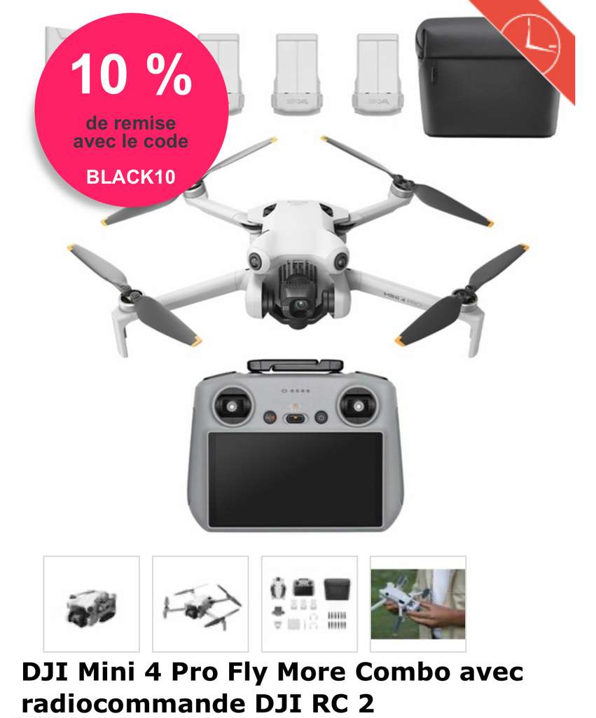 Drone DJI mini 4 pro fly more combo –