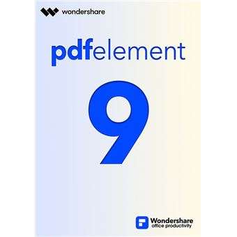 License à vie Wondershare PDFelement 9 pour Windows ou Mac (Dématérialisée)
