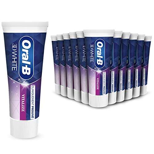 Lot de 12 tubes de dentifrice Oral B Vitalize - 12x75 ml (11.12€ via abonnement)