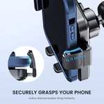 Support smartphone Voiture CINDRO, Rotatif, 360°, Ancrage par grille d'aération - Noir (vendeur tiers)