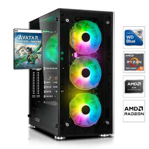 Megaport - PC Gamer AMD Ryzen 7 5700G • Windows 11 • AMD Radeon Vega 8 •  32Go 3200MHz DDR4 • 500Go M.2 SSD • WiFi • Ordinateur de Bureau Gamer :  : Informatique