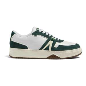 Sneakers pour Homme Lacoste L001 - en cuir colorées, blanc & vert, plusieurs tailles disponibles