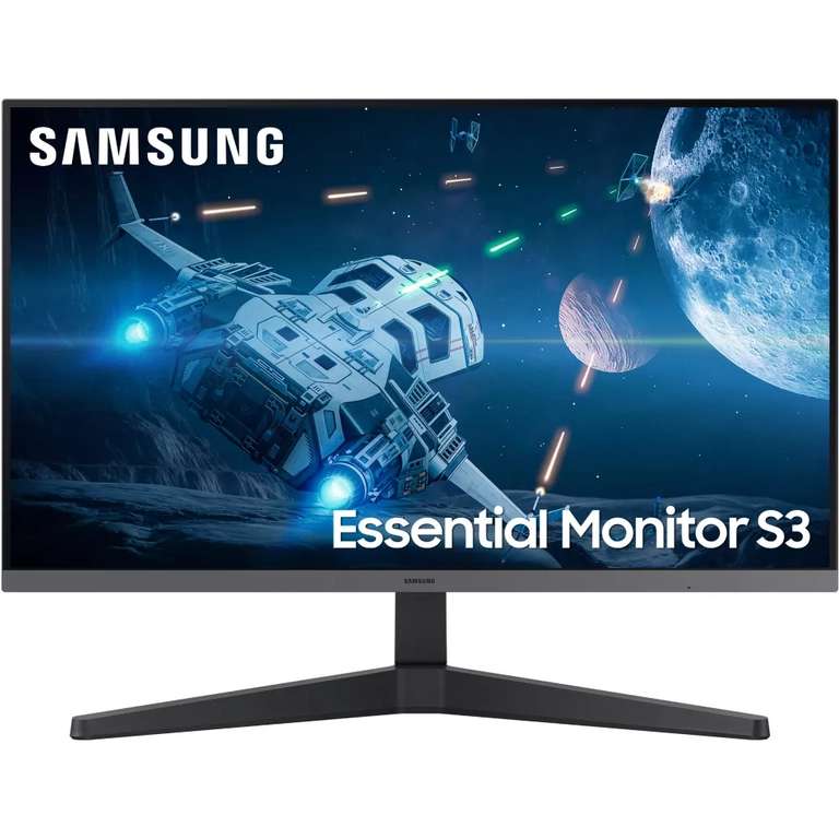 Ecran PC 24" Samsung Essential Monitor S3 S24C330 - FHD, 100 Hz, Dalle IPS, 1 ms, FreeSync