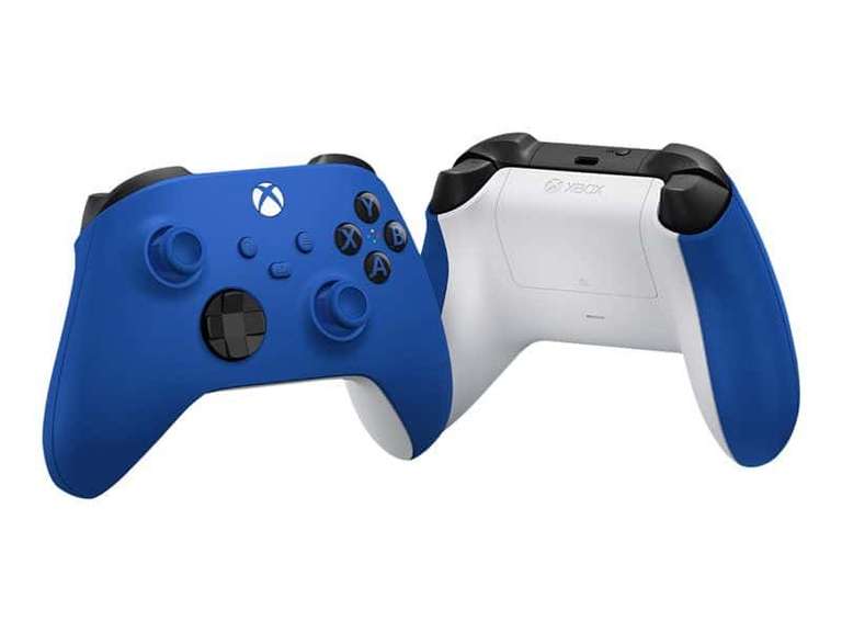 Manette sans fil Microsoft Xbox Series - Coloris bleu, blanche ou volt (+2,25€ en RP - Vendeur Boulanger)