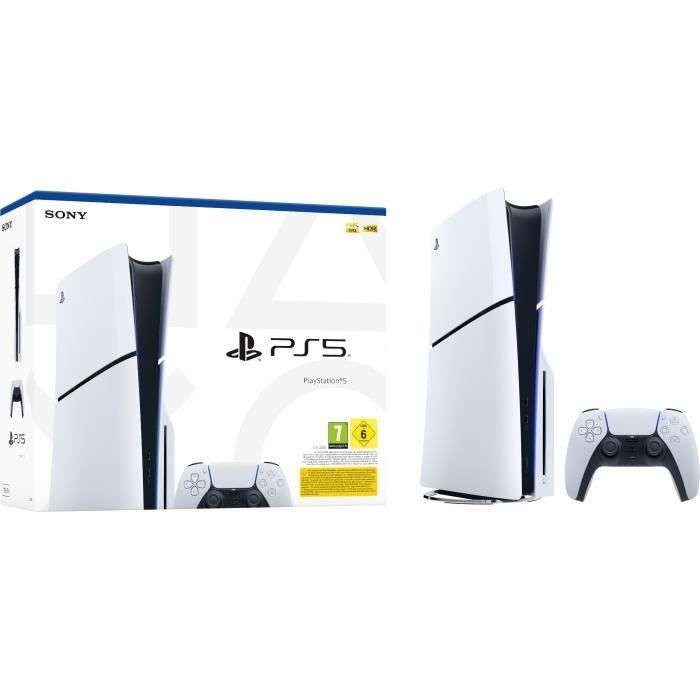 [CDAV] Console Sony PlayStation 5 (PS5) Slim - Edition Standard avec Lecteur de disque (+ 50€ à cagnotter)