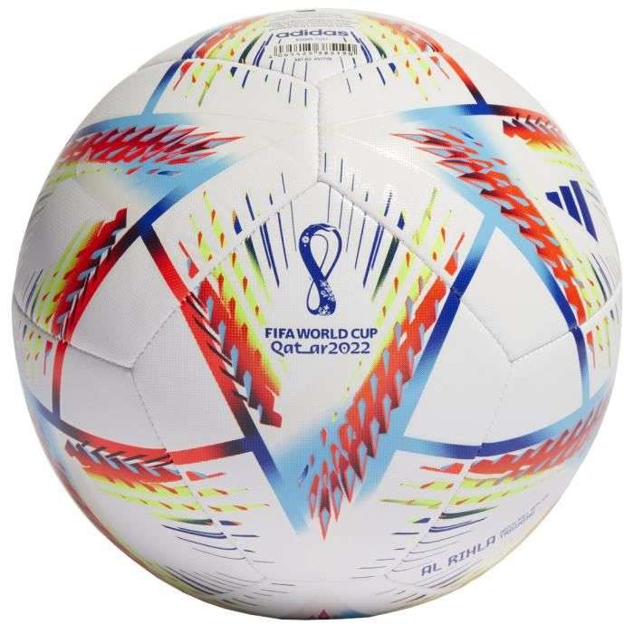 Ballon de football Adidas AL RIHLA WC22 Blanc/Pantone - taille 5