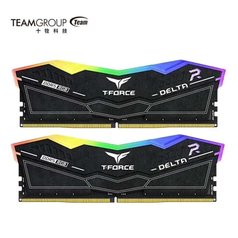 Mémoire RAM TEAMGROUP T-Force Delta RGB DDR5 Ram 32Go (2x16Go) 6000MHz PC5-48000 CL30