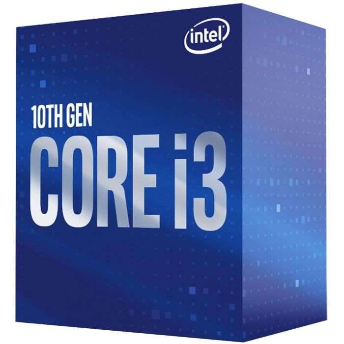 Processeur Intel Core i3-10100F - 4.3 GHz, 65W (+ 2 bons d'achat de 10.11€ à dépenser dès 50€ d'achat)