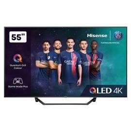 TV 55" Hisense 55A7NQ 2024 - QLED, 4K UHD (Vendeur Boulanger, +24,95€ en Rakuten points)