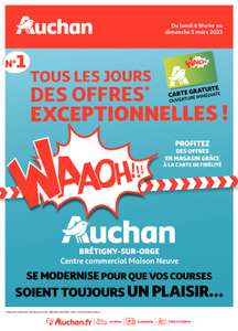 Sélection d'offres promotionnelles - Auchan Bretigny (91)