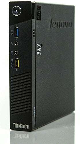 Mini PC de bureau Lenovo ThinkCentre M93p USDT Tiny - i5-4570T, 8 Go RAM, 256 Go SSD, Win 10 Pro, WiFi (Reconditionné - vendeur tiers)