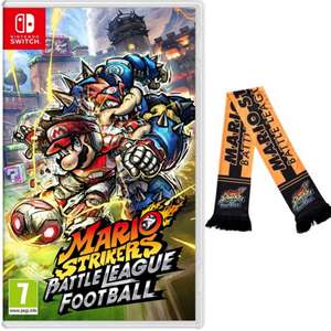 [Précommande] Jeu Mario Strikers: Battle League Football sur Nintendo Switch + écharpe de supporter