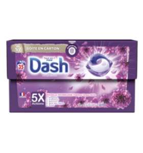 Lessive Dash Pods ×35D (Via 11,66€ fidélités + 3€ BDR)