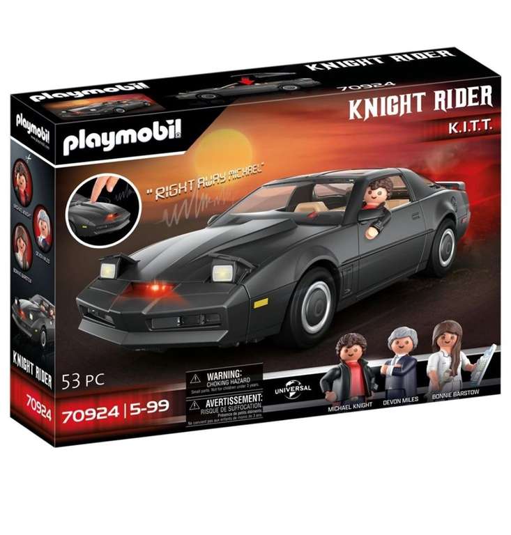 Jouet Playmobil K-2000 Knight Rider K.I.T.T 70924