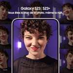 Smartphone 6.1" Samsung Galaxy S23 128 Go + chargeur 25W (via coupon + ODR de 70€)