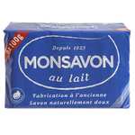 Lot de 6 savons Monsavon - 6x100g, Formule Testée Dermatologiquement, Sans Paraben
