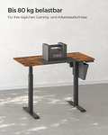Bureau électrique assis-debout Songmics - 120 x 60 cm, hauteur réglable (72x120), mémoire avec 4 hauteurs (via vendeur tiers - via coupon)