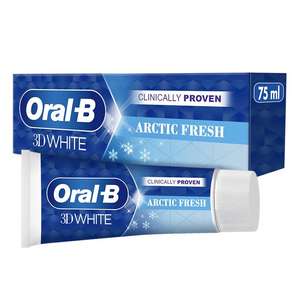 40% de réduction immédiate sur une sélection de dentifrices Oral-B (Ex: dentifrice 75ml Arctic Fresh)