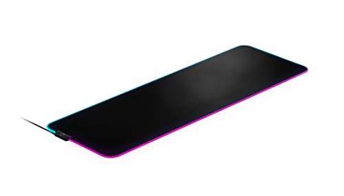 Tapis de souris SteelSeries QcK Prism Cloth - Taille XL, RGB