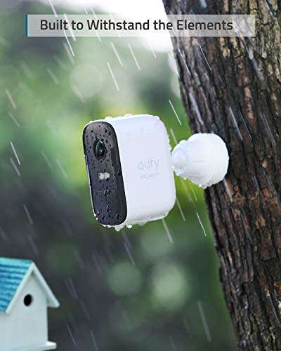 Caméra de Surveillance WiFi Extérieure Eufy 2C PRO (Base + 4 caméras) - Résolution 2k (Via Coupon - Vendeur Tiers)