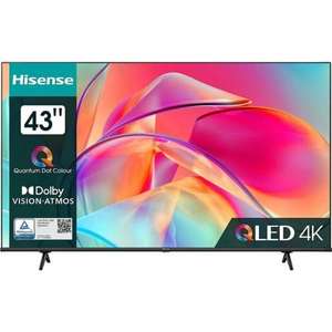 TV 43" Qled Hisense E7KQ - LED, UHD 4K, Smart TV
