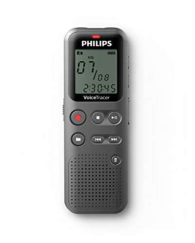 Enregistreur Audio avec Mémoire 8 Go et Connexion au PC Philips Voice Tracer DVT1120