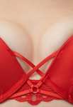 Sélection d'articles de lingerie Undiz en promotion - Ex : Soutien-gorge push-up Ultrappushiz - Rouge/orange (du 80A au 95C)